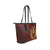 scottish-ross-clan-tartan-golden-thistle-leather-tote-bags