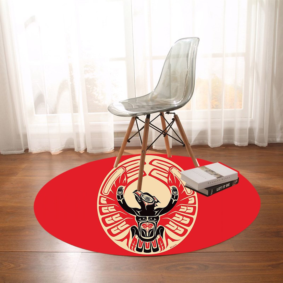 red-thunderbird-native-american-round-rug