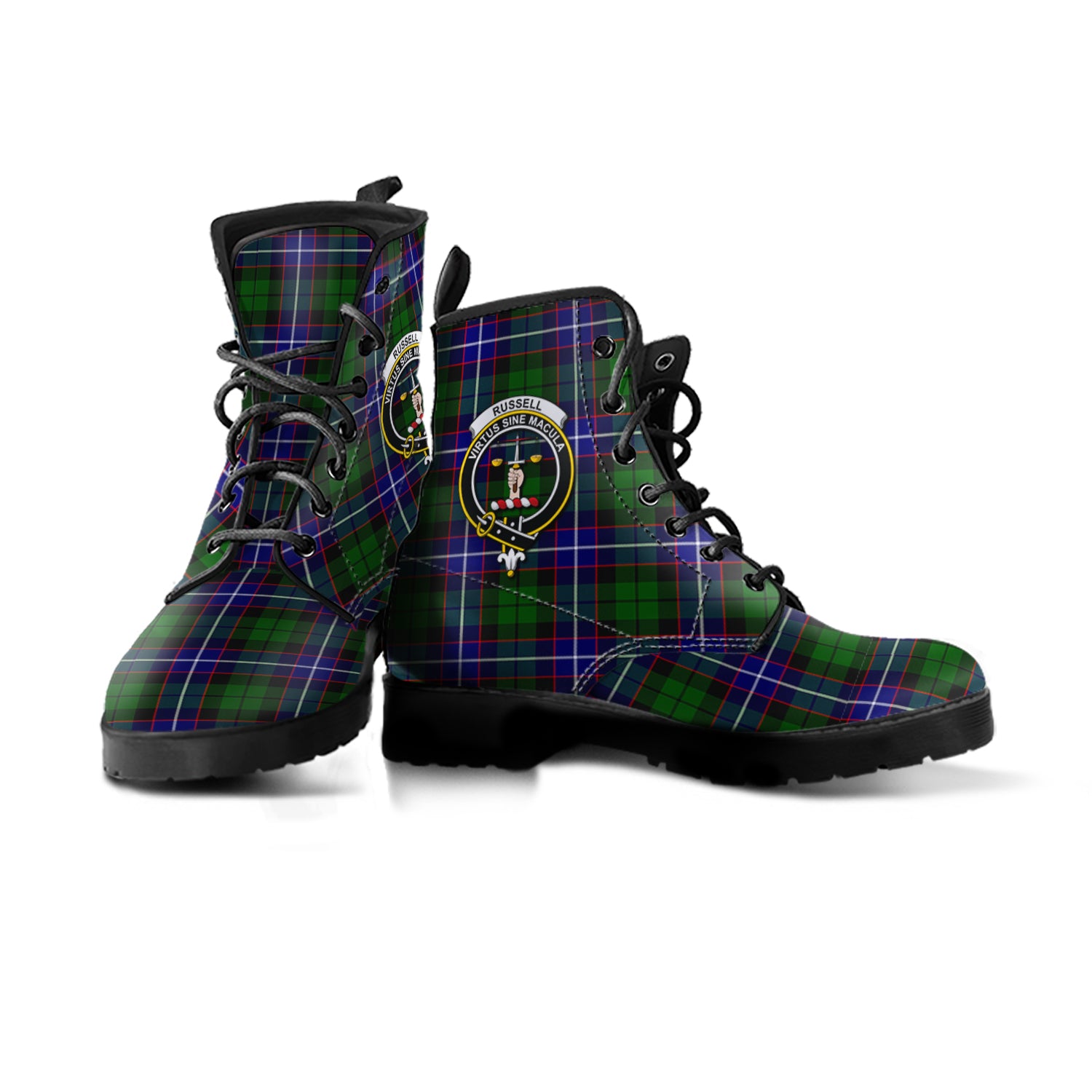 scottish-russell-modern-clan-crest-tartan-leather-boots