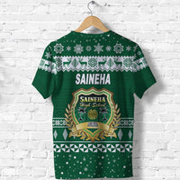 Saineha High School Christmas T Shirt Simple Style LT8 - Wonder Print Shop