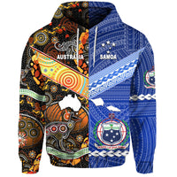 Samoa and Australia Aboriginal Hoodie Together LT8 - Wonder Print Shop