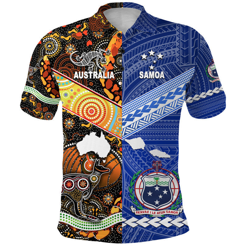 Samoa Australia Aboriginal Polo Shirt Together LT8 - Wonder Print Shop