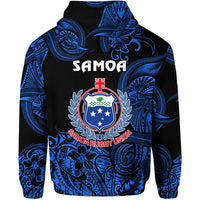 Samoa Manu Zip Hoodie Rugby Unique Style Black LT8 - Wonder Print Shop