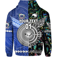 Custom Samoa And New Zealand Hoodie Together Paua Shell LT8 - Wonder Print Shop