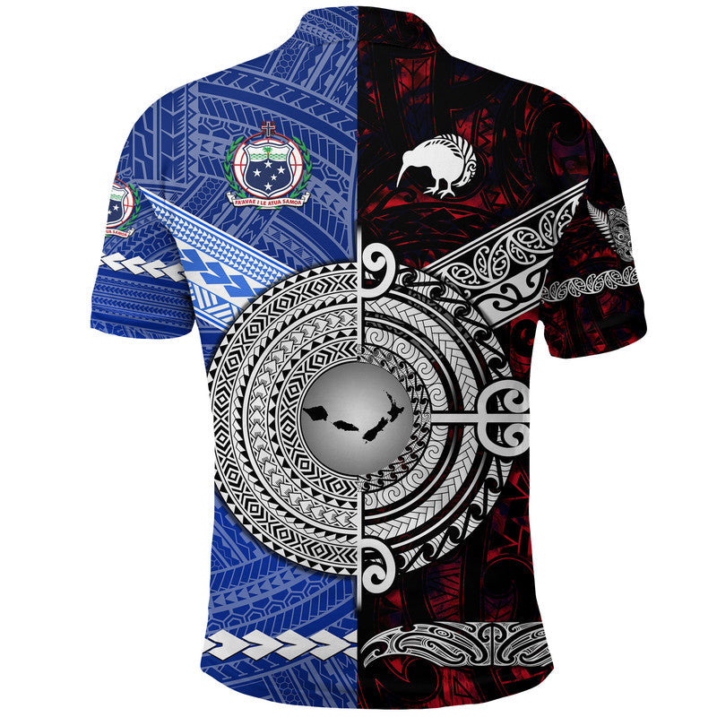 Samoa New Zealand Polo Shirt Together Red LT8 - Wonder Print Shop