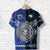 Samoa and New Zealand T Shirt Together Blue LT8 - Wonder Print Shop