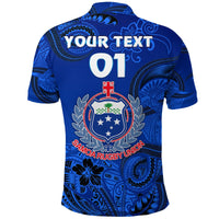 Custom Samoa Manu Polo Shirt Rugby Unique Style Full Blue LT8 - Wonder Print Shop