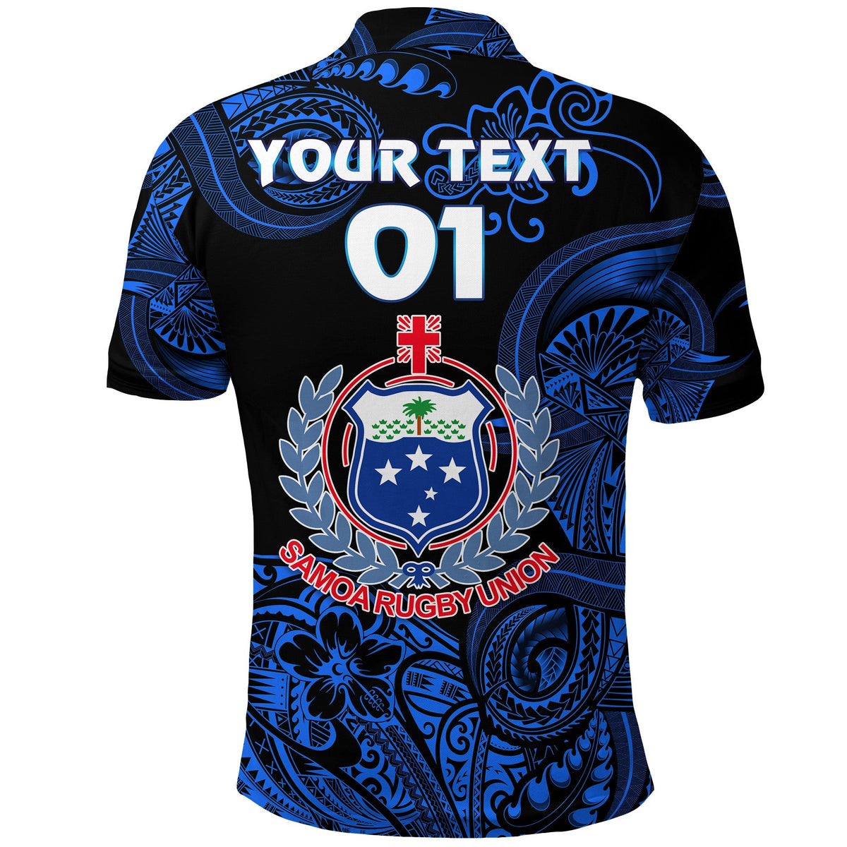 Custom Samoa Manu Polo Shirt Rugby Unique Style Black LT8 - Wonder Print Shop