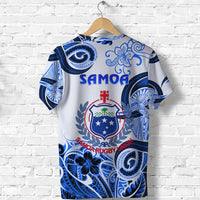 Samoa Manu T Shirt Rugby Unique Style White LT8 - Wonder Print Shop