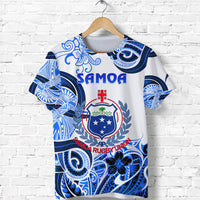 Samoa Manu T Shirt Rugby Unique Style White LT8 - Wonder Print Shop