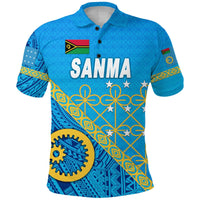 Sanma Province Polo Shirt Vanuatu Pattern Unique Style LT8 - Wonder Print Shop