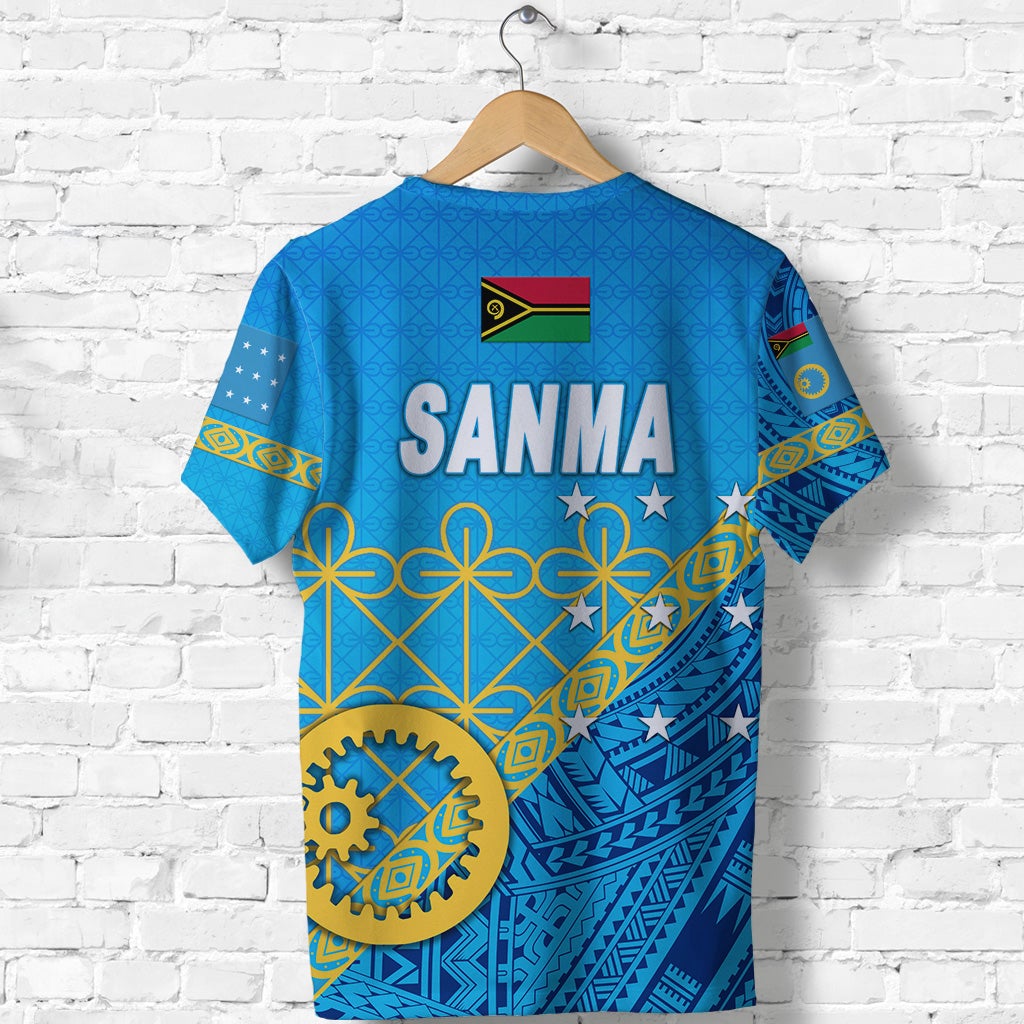 Sanma Province T Shirt Vanuatu Pattern Unique Style LT8 - Wonder Print Shop