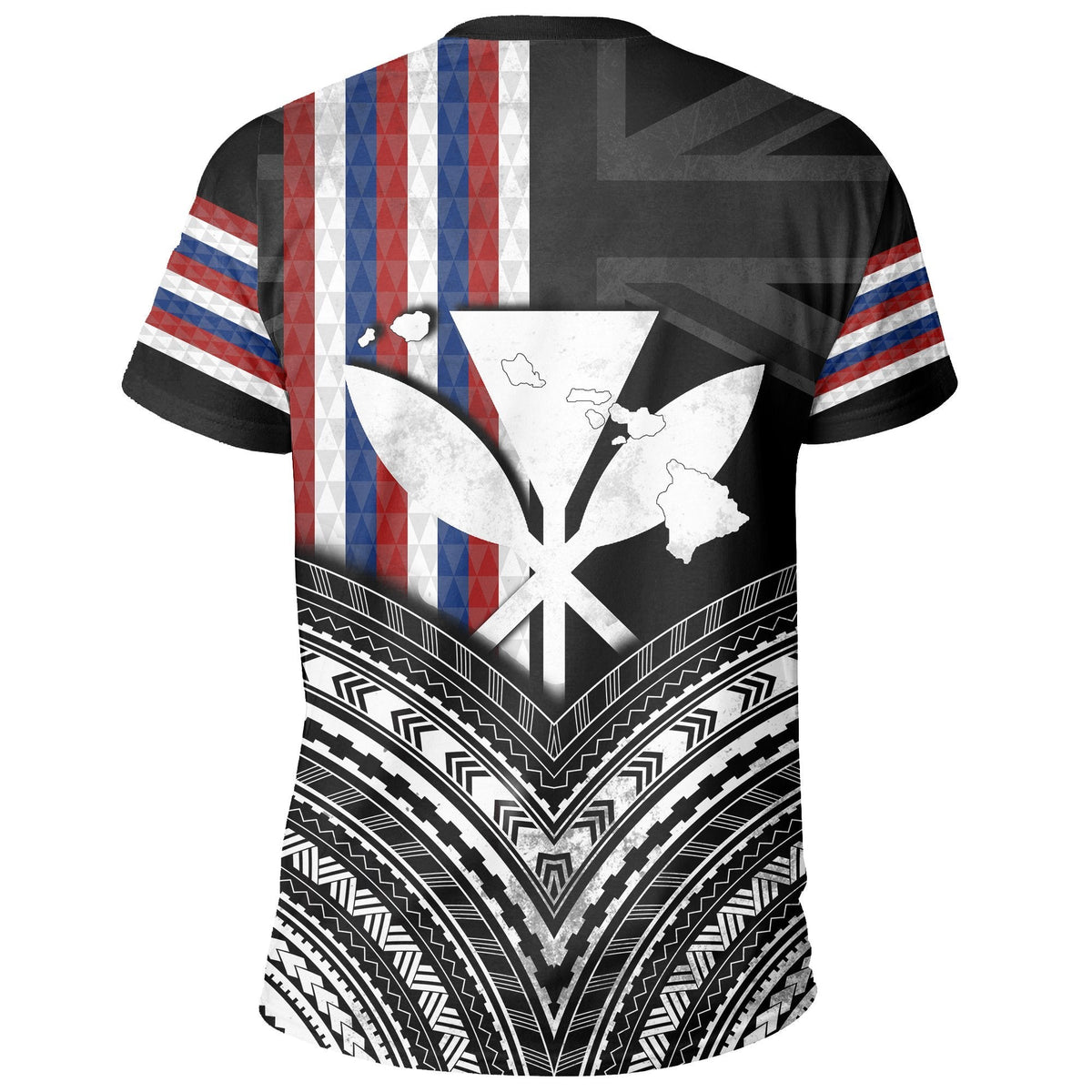 Hawaii Map Flag Kanaka King Kamehameha T Shirt - Wonder Print Shop