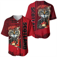 Scotland Cat Bagpipes Baseball Jersey RLT12 - Wonder Print Shop