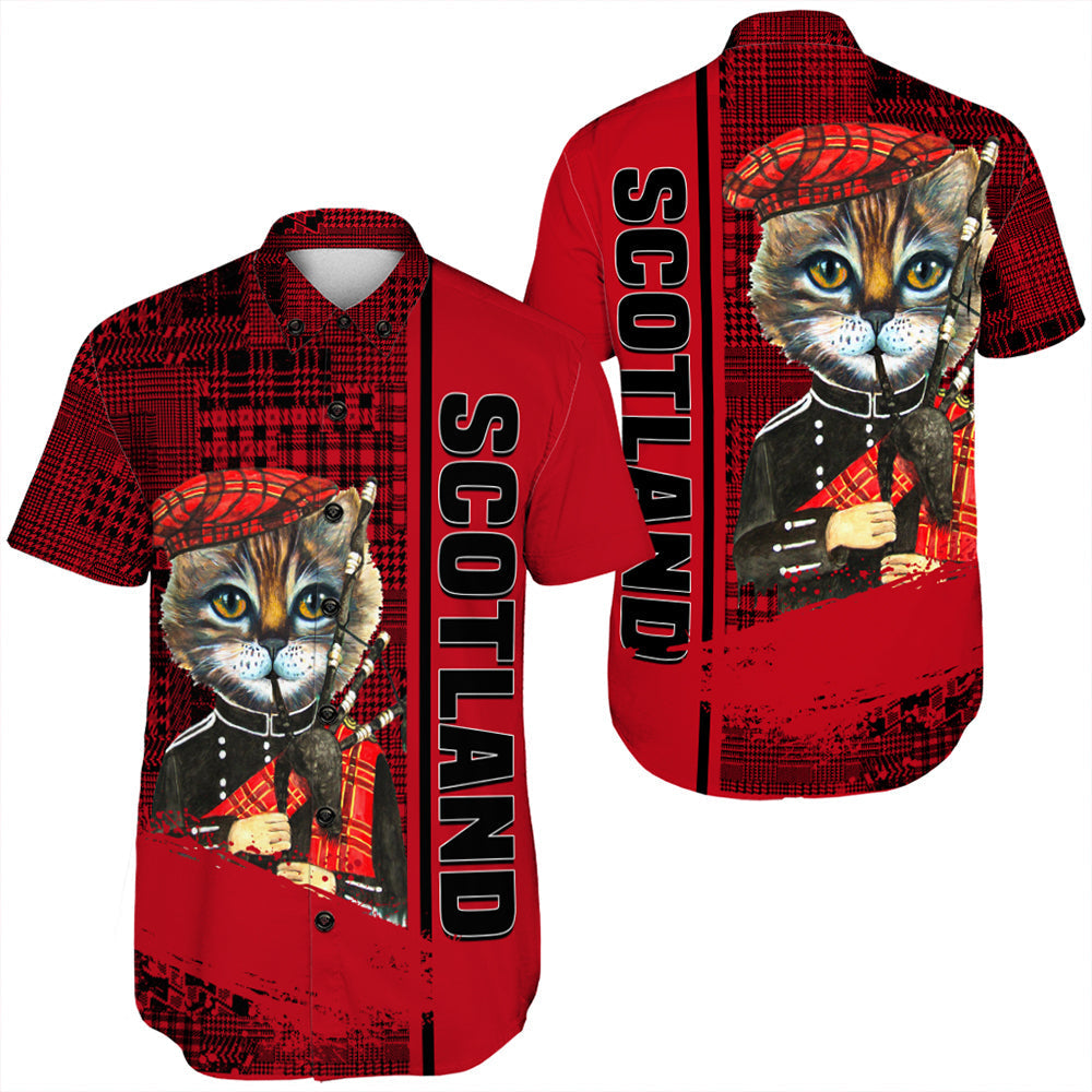 scotland-cat-bagpipes-shorts-sleeve-shirt