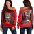 Scotland Cat Bagpipes Women Off Shoulder Sweater RLT12 - Wonder Print Shop