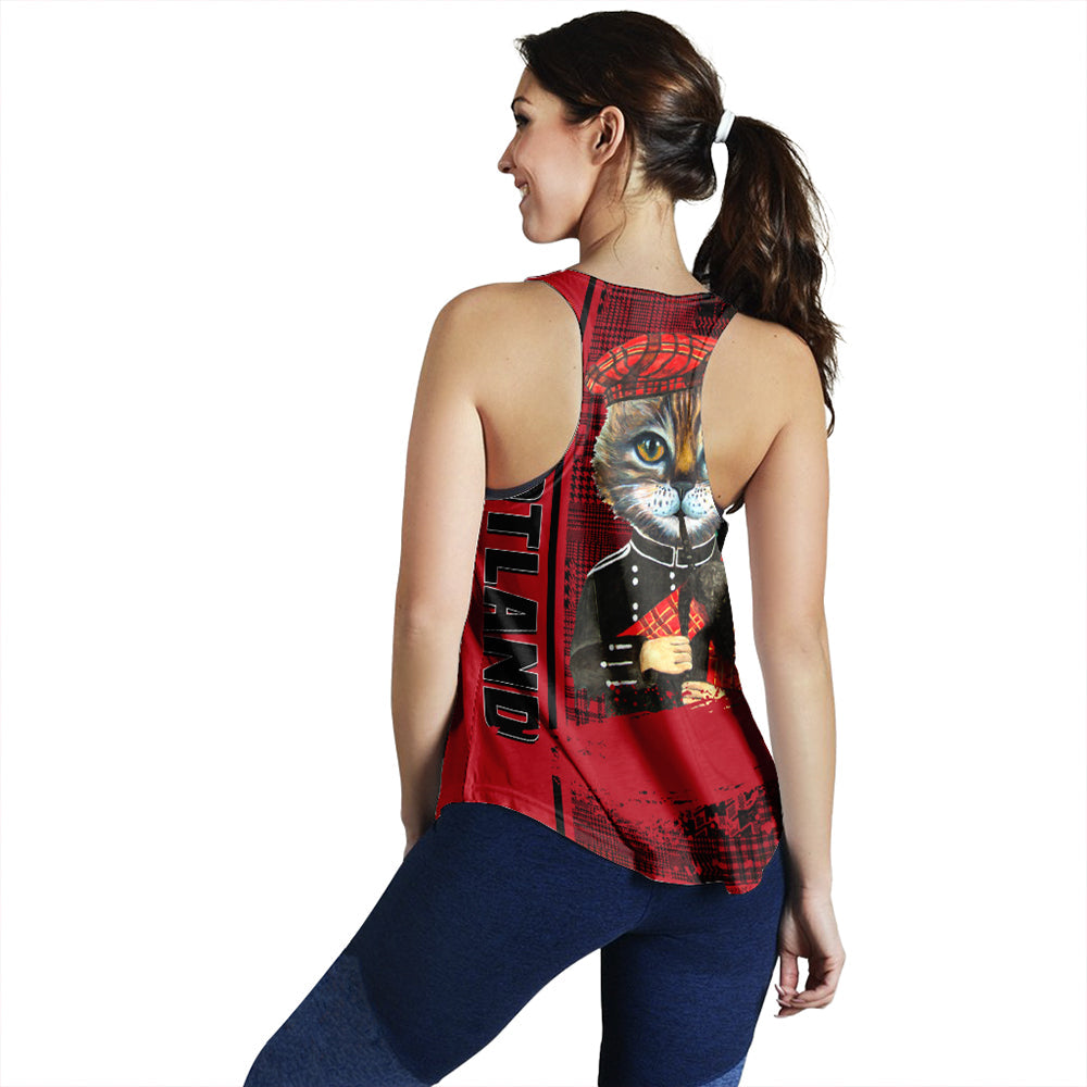 scotland-cat-bagpipes-racerback-tank