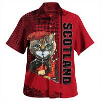 Scotland Cat Bagpipes Beach Shirt RLT12 - Wonder Print Shop