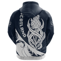 Scottish Rugby Hoodie Thistle Vibes - Navy - Wonder Print Shop