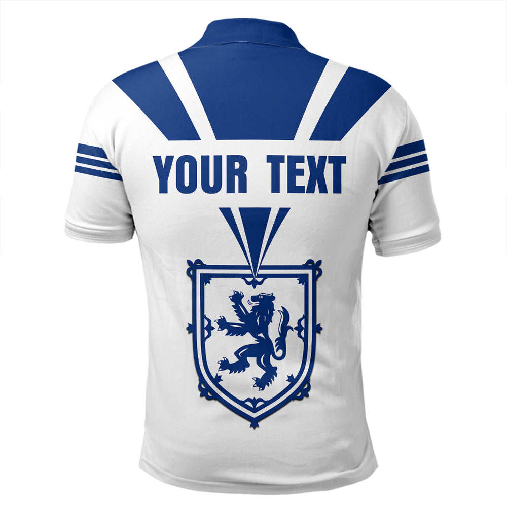 Custom Scotland Polo Shirt Royal Blue RLT12 - Wonder Print Shop