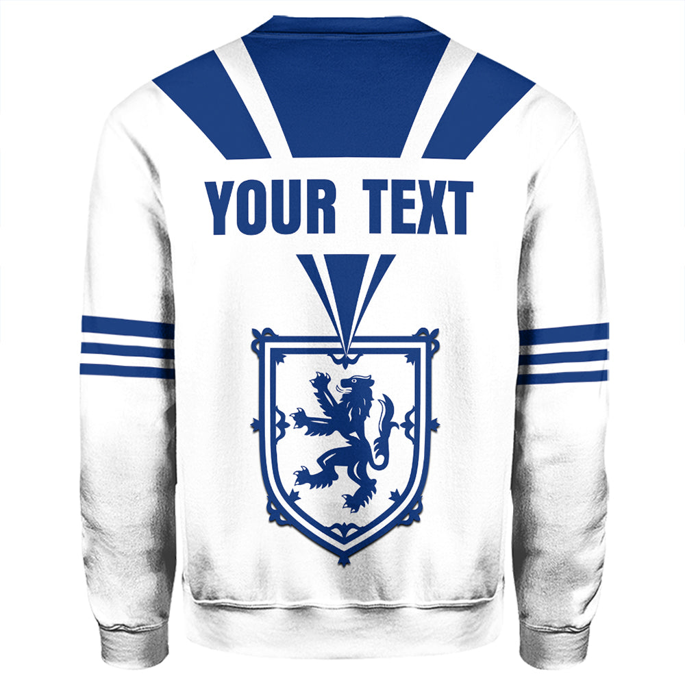 ( Custom Personalized ) Scotland Royal Blue Sweatshirt RLT12 - Wonder Print Shop