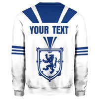 ( Custom Personalized ) Scotland Royal Blue Sweatshirt RLT12 - Wonder Print Shop