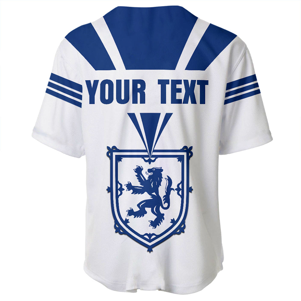 ( Custom Personalized ) Scotland Royal Blue Baseball Jersey RLT12 - Wonder Print Shop