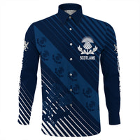 Scotland Thistle Classic Long Sleeve Button Shirt RLT12 - Wonder Print Shop