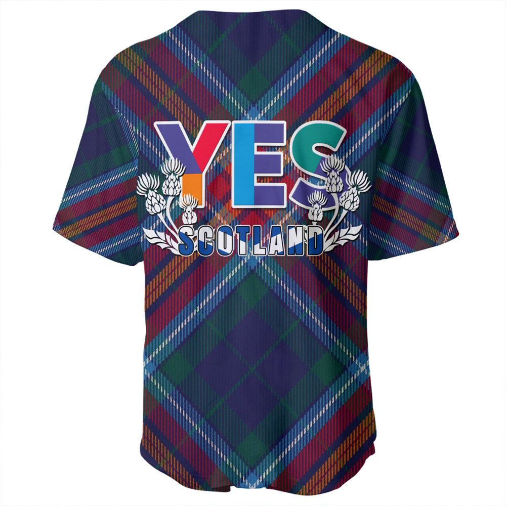 Scotland Tartan Yes Baseball Jersey RLT12 - Wonder Print Shop