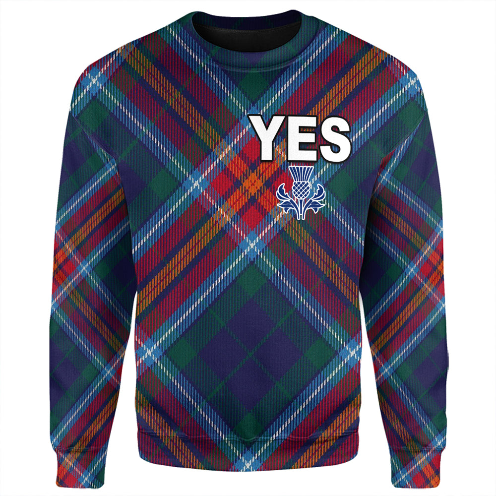 Scotland Tartan Yes Sweatshirt RLT12 - Wonder Print Shop