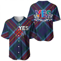 Scotland Tartan Yes Baseball Jersey RLT12 - Wonder Print Shop