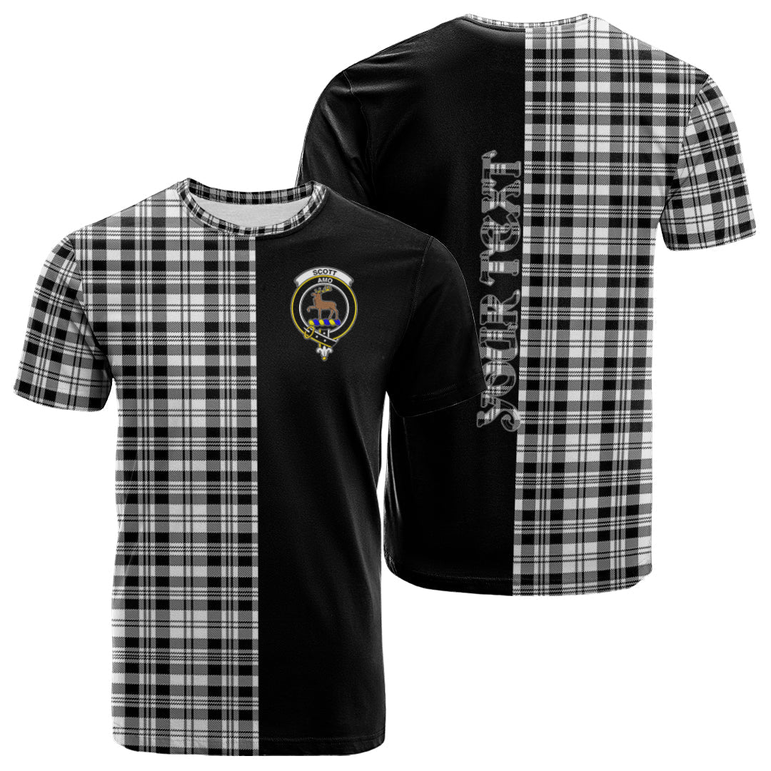 scottish-scott-black-white-clan-crest-tartan-personalize-half-t-shirt