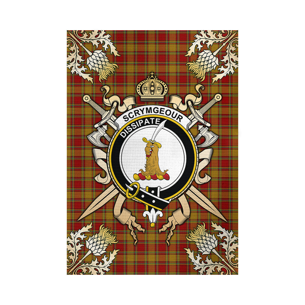 scottish-scrymgeour-clan-crest-gold-courage-sword-tartan-garden-flag