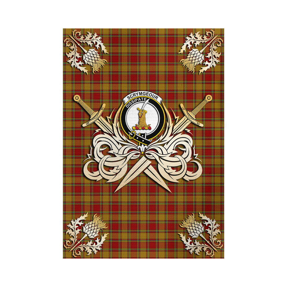 scottish-scrymgeour-clan-crest-courage-sword-tartan-garden-flag