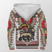 (Custom Personalised) Ethiopia Sherpa Hoodie Dashiki White Style LT6 - Wonder Print Shop