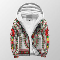 (Custom Personalised) Ethiopia Sherpa Hoodie Dashiki White Style LT6 - Wonder Print Shop