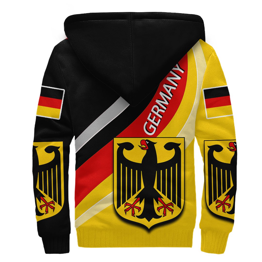 Germany Sherpa Hoodie - Special Flag - Wonder Print Shop