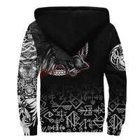 Fenrir Blood Sherpa Hoodie - Tattoo Style RLT12 - Wonder Print Shop