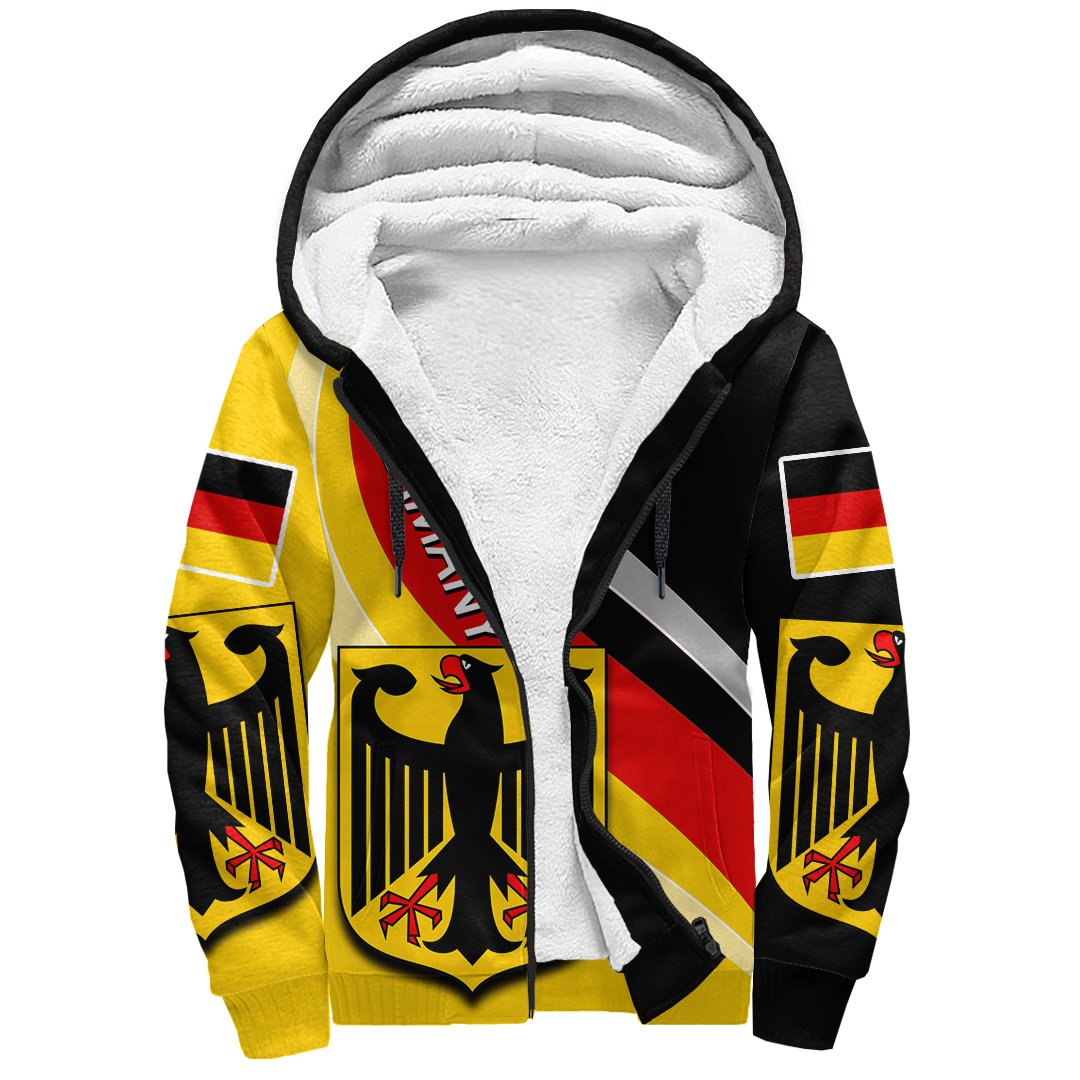 Germany Sherpa Hoodie - Special Flag - Wonder Print Shop