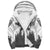 Viking Raven and Wolf In Pine Forest Sherpa Hoodie RLT12 - Wonder Print Shop
