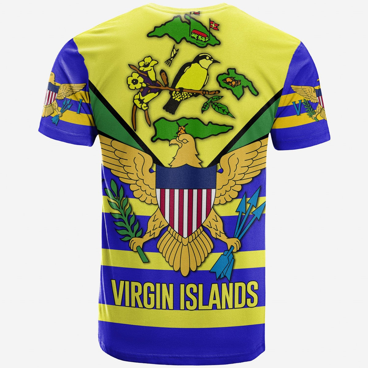Us Virgin Islands T Shirt Egales With Seal Lt4 - Wonder Print Shop