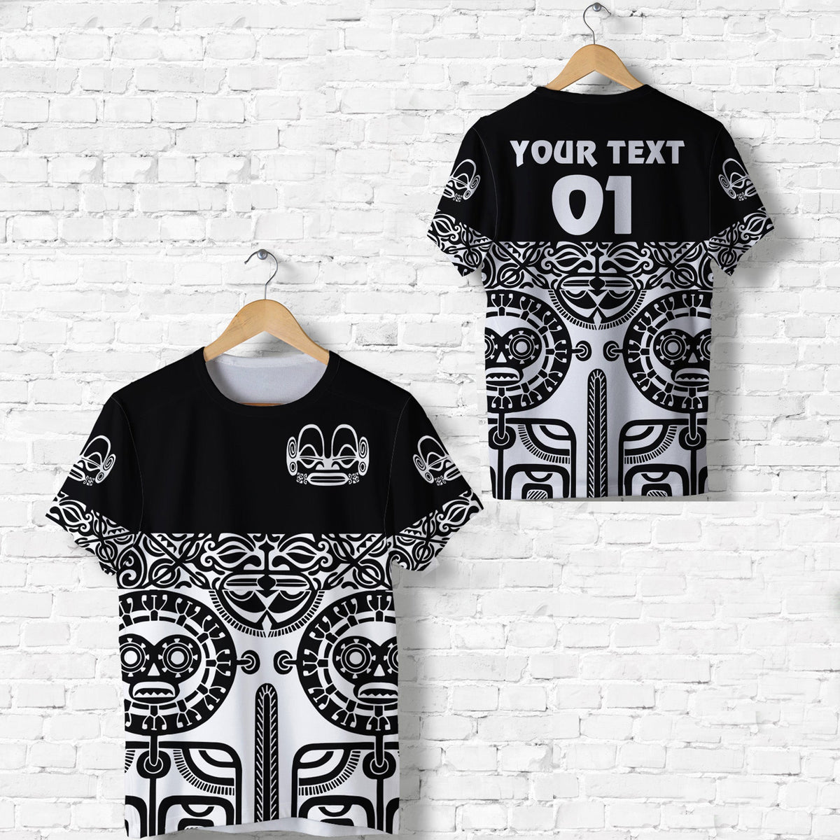 Custom Marquesas Islands T Shirt Marquesan Tattoo Special Style Black LT8 - Wonder Print Shop