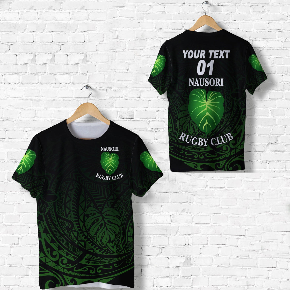 Custom Fiji Nausori Rugby T Shirt Original Style, Custom Text And Number LT8 - Wonder Print Shop