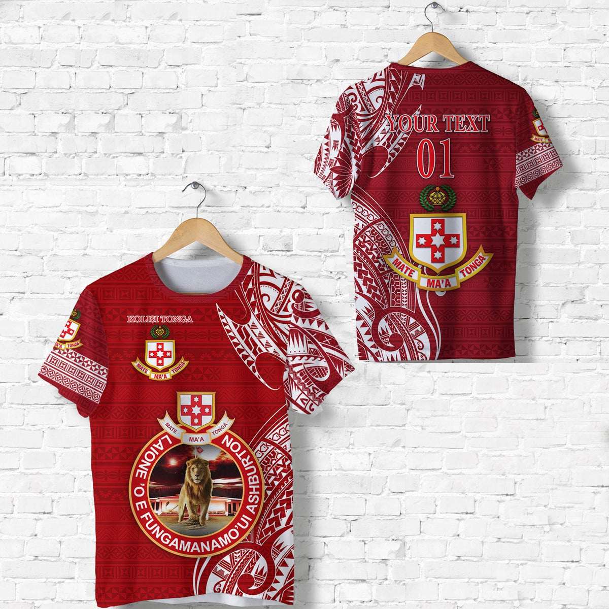 Custom Kolisi Tonga Mate MaA Tonga T Shirt Laione O E FungamanamoUi Ashburton, Custom Text And Number LT8 - Wonder Print Shop