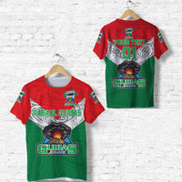Custom Papua New Guinea Agmark Rabaul Gurias T Shirt Rugby Green, Custom Text And Number LT8 - Wonder Print Shop
