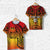 Custom Marquesas Islands T Shirt Marquesan Tattoo Original Style Gradient Red LT8 - Wonder Print Shop