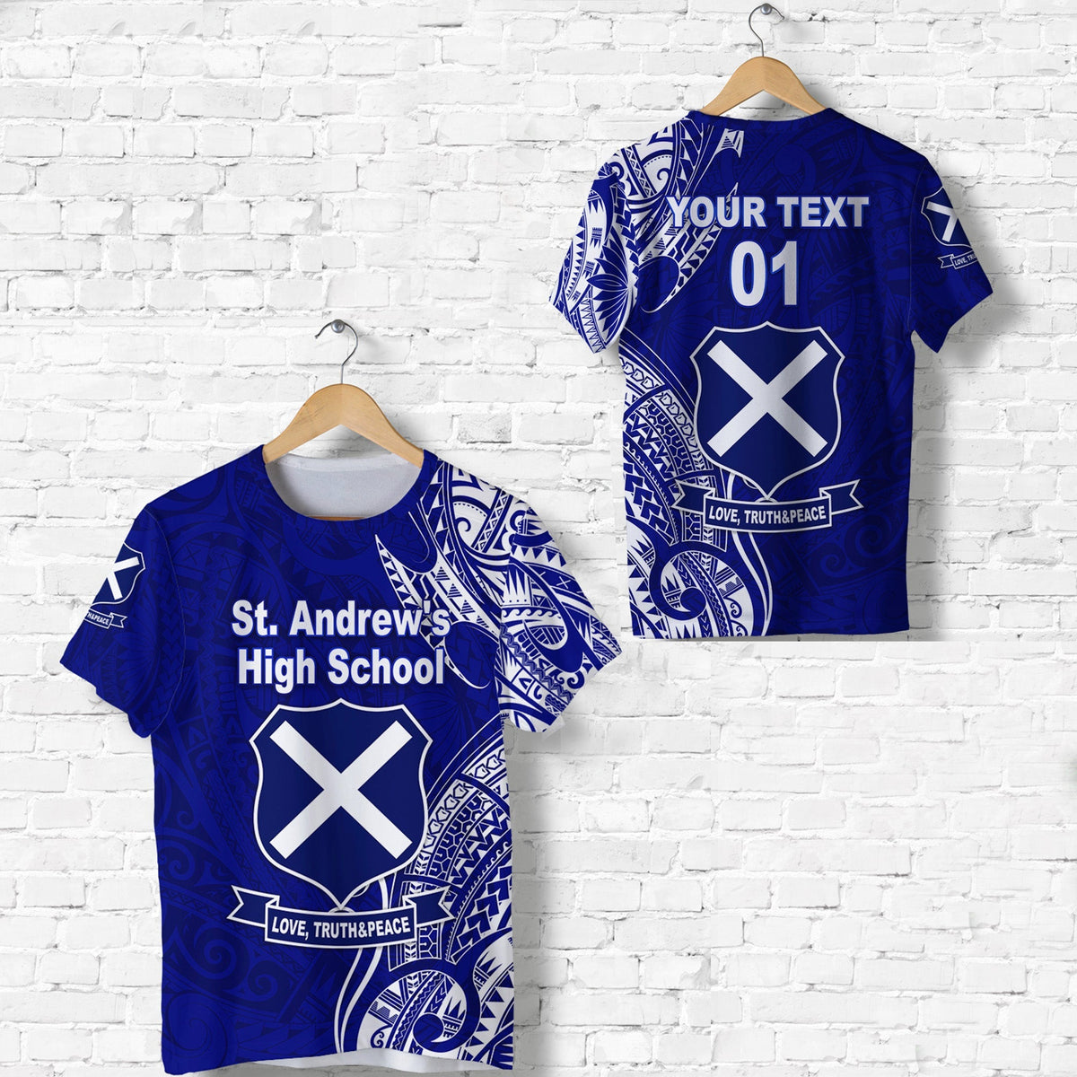 Custom St. Andrews High School T Shirt Original Style LT8 - Wonder Print Shop