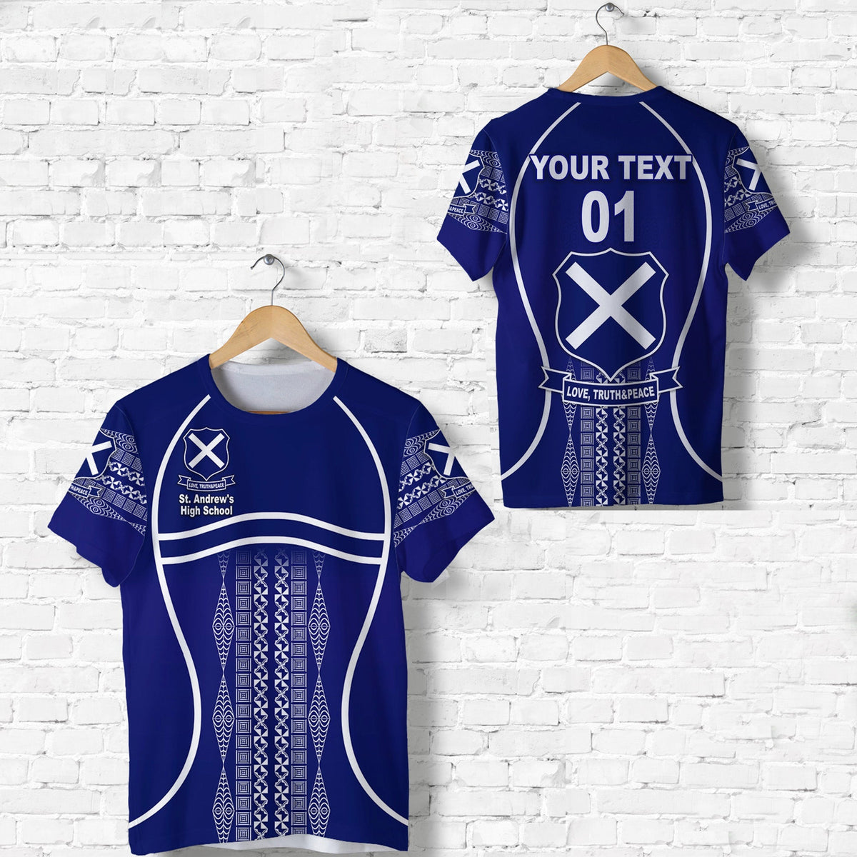 Custom St. Andrews High School T Shirt Unique Vibes LT8 - Wonder Print Shop