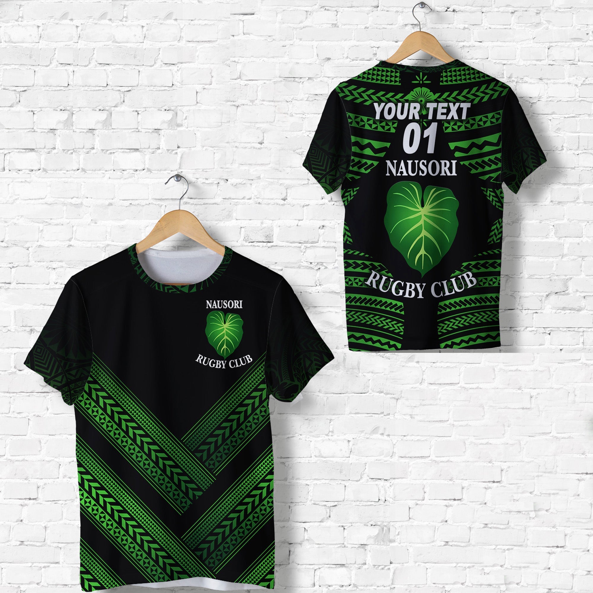 Custom Fiji Nausori Rugby T Shirt Creative Style, Custom Text And Number LT8 - Wonder Print Shop