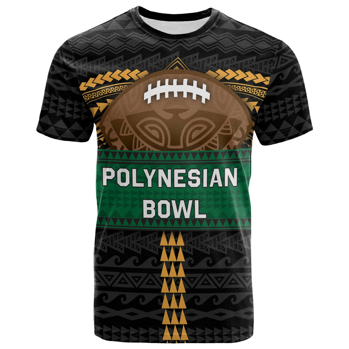 Custom Polynesian Bowl T Shirt Custom Text And Number LT4 - Wonder Print Shop